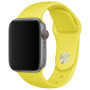 Силиконовый ремешок для Apple Watch 38/40/41 mm Sport Band ЯРКО-ЖЁЛЫЙ