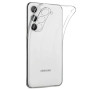 Силиконовый чехол для Samsung S23 прозрачный