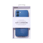 Пластиковый ультратонкий чехол для Samsung S23 PLUS KZDOO Синий Ultra Air Carbon