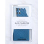 Пластиковый ультратонкий чехол для Samsung S23 ULTRA Ultra KZDOO Синий  Air Carbon 