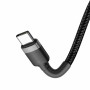 Кабель Baseus Cafule USB Type-C - USB Type-C  1м черный/серый