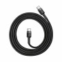 Кабель Baseus Cafule USB Type-C - USB Type-C  1м черный/серый