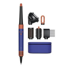 Стайлер Dyson Airwrap Complete Long HS08 - Diffuse Topaz для кудрявых волос (Curly+Coily) / Vinca blue(синий/топаз)