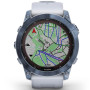 Умные часы Garmin Fenix 7X  51mm Sapphire Solar Mineral Blue Titanium w/Whitestone Band 