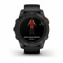 Умные часы Garmin Fenix 7 PRO  47mm Solar Carbon Gray wt Black Band 