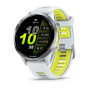 Умные часы Garmin Forerunner 970  47 mm Titanium with Whitestone Case and Whitestone/Translucent Amp Yellow Band 