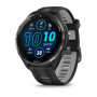 Умные часы Garmin Forerunner 965 47 mm Carbon Gray DLC Titanium Bezel with Black Case and Black/Powder Gray Silicone Band 