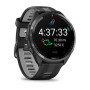 Умные часы Garmin Forerunner 965 47 mm Carbon Gray DLC Titanium Bezel with Black Case and Black/Powder Gray Silicone Band 