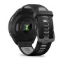 Умные часы Garmin Forerunner 965 47 mm Carbon Gray DLC Titanium Bezel with Black Case and Black/Powder Gray Silicone Band 