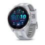 Умные часы Garmin Forerunner 965 47mm  Titanium Bezel with Whitestone Case and Whitestone/Powder Gray Silicone Band 