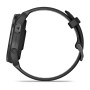 Умные часы Garmin Forerunner 965 47 mm Carbon Gray DLC Titanium Bezel with Black Case and Black/Powder Gray Silicone Band 