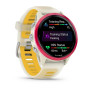 Умные часы Garmin Forerunner 570 42mm Raspberry Aluminum with Translucent Bone/Mango Band
