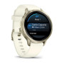 Умные часы Garmin Venu 4 41mm Lunar Gold with Bone Silicone Band