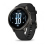 Умные часы Garmin Venu 4 41mm Slate with Black Silicone Band
