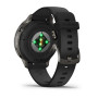 Умные часы Garmin Venu 4 41mm Slate with Black Silicone Band