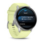 Умные часы Garmin Venu 4 45mm Silver with Citron Silicone Band 