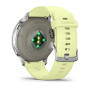 Умные часы Garmin Venu 4 45mm Silver with Citron Silicone Band 