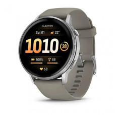 Умные часы Garmin Venu 4 45mm Silver with Silver Gray Silicone Band