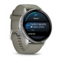 Умные часы Garmin Venu 4 45mm Silver with Silver Gray Silicone Band