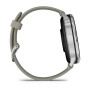 Умные часы Garmin Venu 4 45mm Silver with Silver Gray Silicone Band