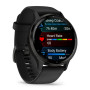 Умные  Часы Garmin Venu 3 45mm Slate  Gray Stainless Steel Bezel with Black Case and Silicone Band