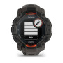 Умные часы Garmin Instinct 3 45mm SOLAR Black with Charcoal Band 