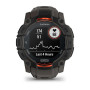 Умные часы Garmin Instinct 3 45mm SOLAR Black with Charcoal Band 