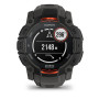 Умные часы Garmin Instinct 3 45mm SOLAR Black with Charcoal Band 