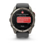 Умные часы Garmin Fenix 8 Pro 47mm AMOLED Sapphire Titanium with Graphite + Black Silicone Band