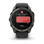Умные часы Garmin Fenix 8 Pro 51mm MicroLED Sapphire Carbon Gray DLC Titanium with Black + Pebble Gray Silicone Band 