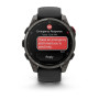 Умные часы Garmin Fenix 8 Pro 51mm AMOLED Sapphire Carbon Gray DLC Titanium with Black + Pebble Gray Silicone Band 