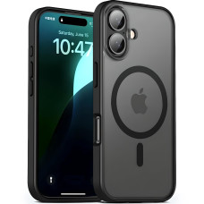 Противоударный чехол Shockproof c оригинальным MAG SAFE Touch Series для iPhone 17  Чёрный МАТОВЫЙ