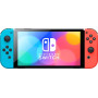 Игровая приставка Nintendo Switch OLED 64GB Neon  (неоновый красный/неоновый синий)