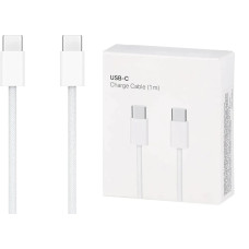 Кабель Type C - Type C 1м  плетёный 60W  для зарядки и передачи данных