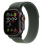 Apple Watch Ultra 2 (2024) GPS + Cellular, 49 мм, корпус из черного титана, ремешок Alpine зеленого цвета, размер M