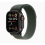 Apple Watch Ultra 2 (2024) GPS + Cellular, 49 мм, корпус из черного титана, ремешок Alpine зеленого цвета, размер M