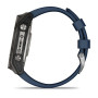 Garmin Quatix 8 47mm AMOLED Sapphire Titanium grey with blue band