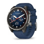 Garmin Quatix 8 47mm AMOLED Sapphire Titanium grey with blue band