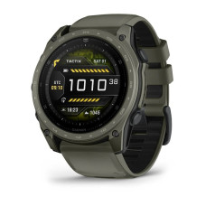 Умные  Часы Garmin Tactix 8 51mm AMOLED Olive  Sapphire  Applied Ballistics Solver and Cerakote  Olive drab silicone band