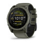 Умные  Часы Garmin Tactix 8 51mm AMOLED Olive  Sapphire  Applied Ballistics Solver and Cerakote  Olive drab silicone band