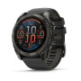 Умные часы Garmin Fenix 8 51mm AMOLED Sapphire Carbon Gray DLC Titanium with Black/Pebble Gray Silicone Band 