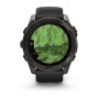Умные часы Garmin Fenix 8 51mm AMOLED Sapphire Carbon Gray DLC Titanium with Black/Pebble Gray Silicone Band 