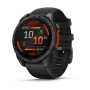 Умные часы Garmin Fenix 8 47mm AMOLED Slate Gray with Black Silicone Band