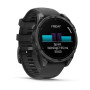 Умные часы Garmin Fenix 8 47mm AMOLED Slate Gray with Black Silicone Band