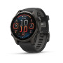 Умные   Часы Garmin Fenix 8 43mm Amoled Sapphire Titanium Carbon Gray DLC with PebbleGray Silicone band