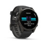 Умные   Часы Garmin Fenix 8 43mm Amoled Sapphire Titanium Carbon Gray DLC with PebbleGray Silicone band