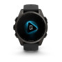 Умные   Часы Garmin Fenix 8 43mm Amoled Sapphire Titanium Carbon Gray DLC with PebbleGray Silicone band