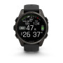 Умные   Часы Garmin Fenix 8 43mm Amoled Sapphire Titanium Carbon Gray DLC with PebbleGray Silicone band