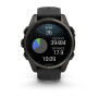 Умные   Часы Garmin Fenix 8 43mm Amoled Sapphire Titanium Carbon Gray DLC with PebbleGray Silicone band