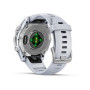 Умные  Часы Garmin Fenix 8 43mm Amoled Silver with Whitestone  Silicone Band 